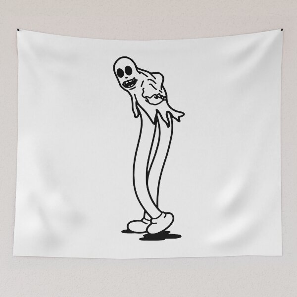 Item preview, Black and White Funny Dancing Ghost  designed and sold by Cesar Caligula.
