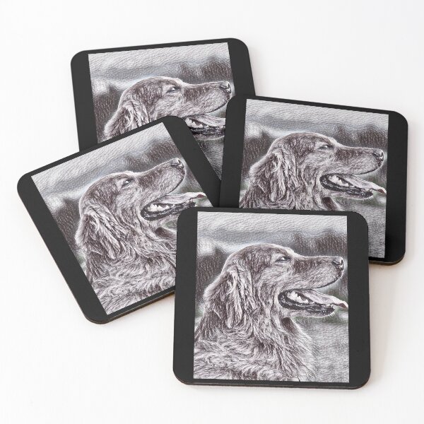 Item preview, Golden Retriever Profile in Pen Scribble designed and sold by AmeeAinsworth.