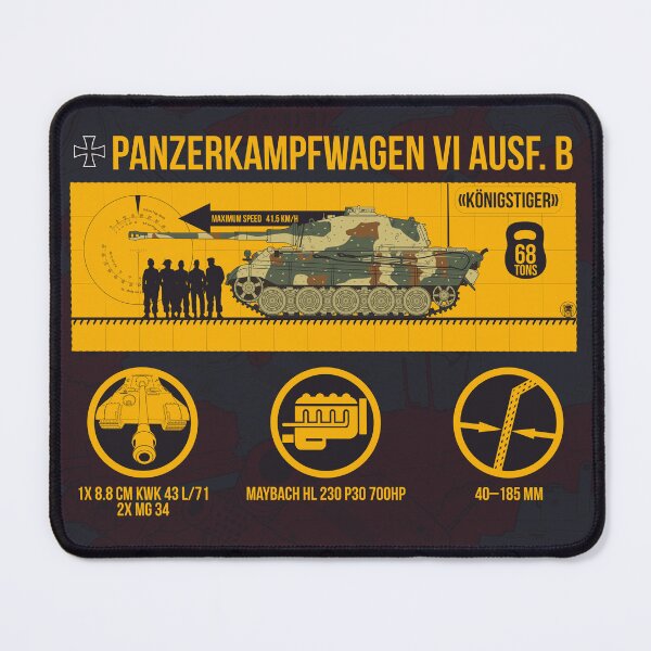 Item preview, Infographic German tank Pz-VI Ausf B Konigstiger or Tiger II designed and sold by FAawRay.
