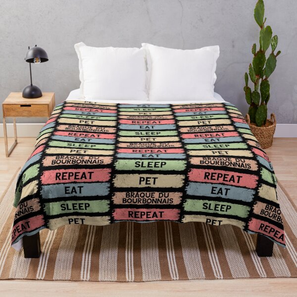 Item preview, eat sleep pet braque du bourbonnais repeat designed and sold by AmeeAinsworth.