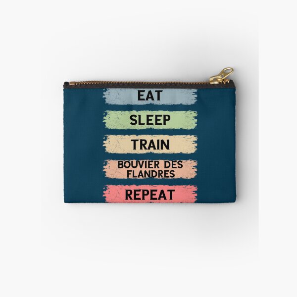 Item preview, eat sleep train bouvier des flandres repeat designed and sold by AmeeAinsworth.