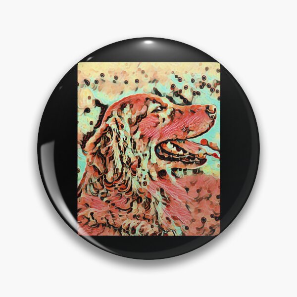 Item preview, Golden Retriever Profile in Mushroom Vision designed and sold by AmeeAinsworth.