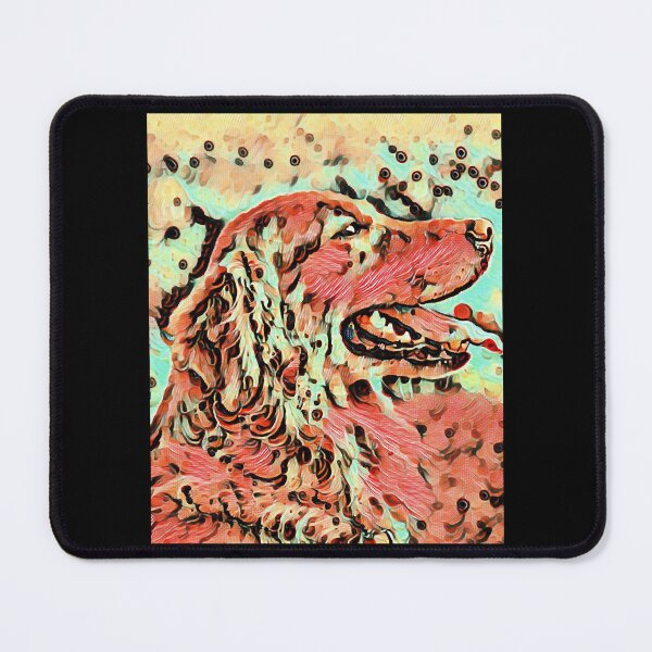 Item preview, Golden Retriever Profile in Mushroom Vision designed and sold by AmeeAinsworth.