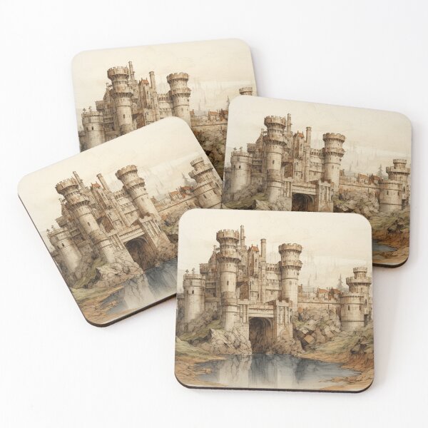 Item preview, A Sketch of a Medieval Castle designed and sold by Sketch-Shack.