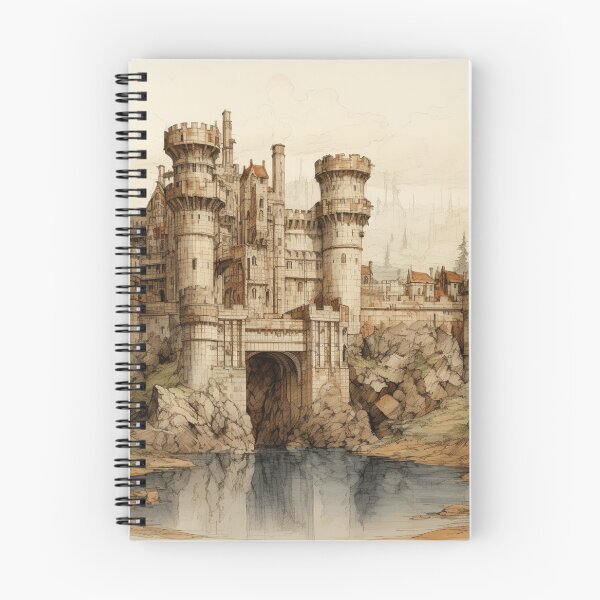 Item preview, A Sketch of a Medieval Castle designed and sold by Sketch-Shack.