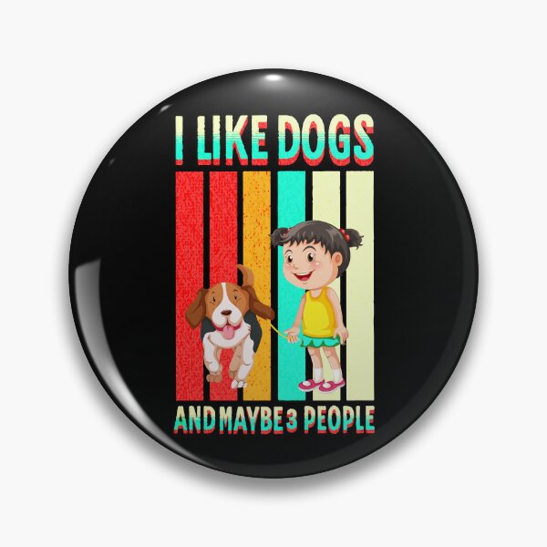 Item preview, I Like Dogs and Maybe 3 PeopleLife Goal Pet all the Dogs Funny Cute Plush Dog Toys with Squeakerc designed and sold by AmeeAinsworth.