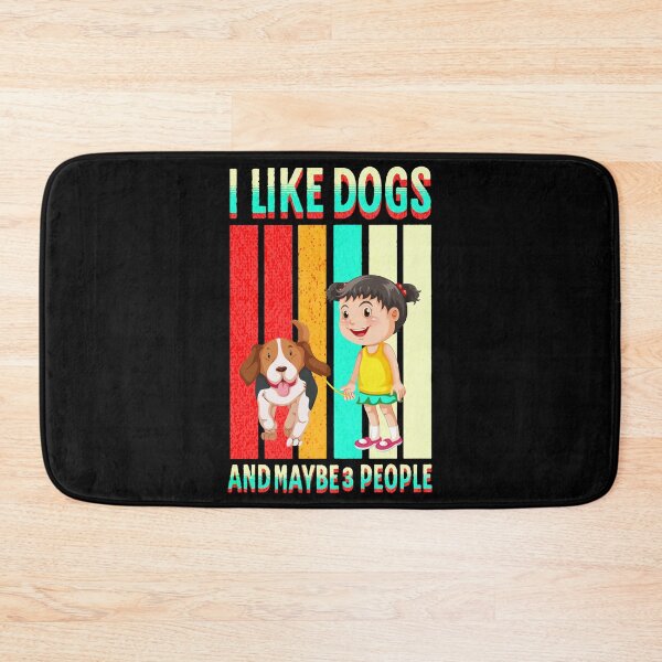 Item preview, I Like Dogs and Maybe 3 PeopleLife Goal Pet all the Dogs Funny Cute Plush Dog Toys with Squeakerc designed and sold by AmeeAinsworth.