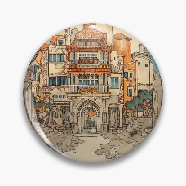Item preview, Gotland city drawing designed and sold by ComicsFactory.