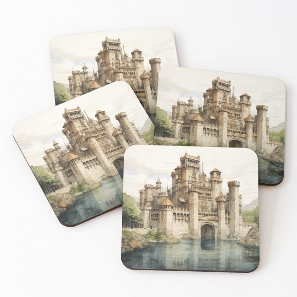 Item preview, A Sketch of a Medieval Castle designed and sold by Sketch-Shack.