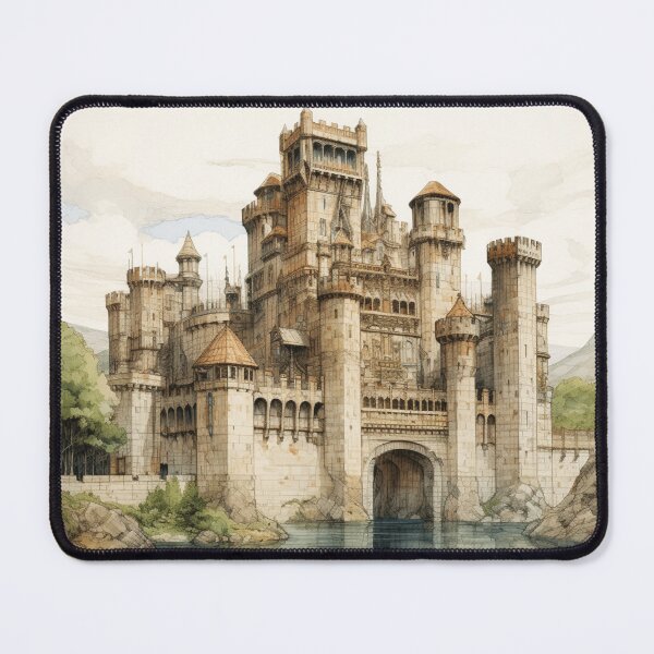 Item preview, A Sketch of a Medieval Castle designed and sold by Sketch-Shack.