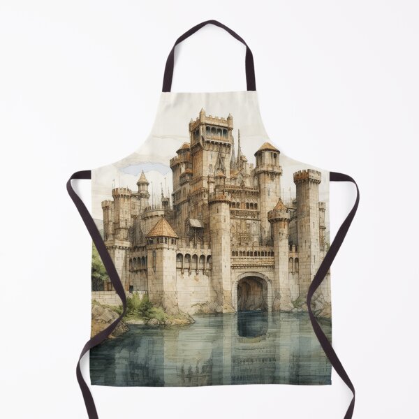 Item preview, A Sketch of a Medieval Castle designed and sold by Sketch-Shack.
