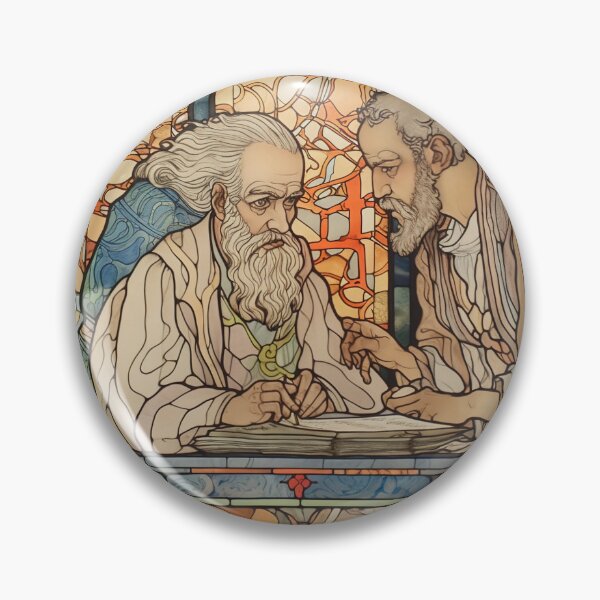 Item preview, Gottlob Frege drawing designed and sold by ComicsFactory.