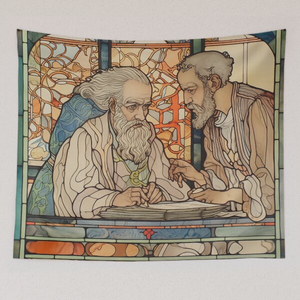 Item preview, Gottlob Frege drawing designed and sold by ComicsFactory.