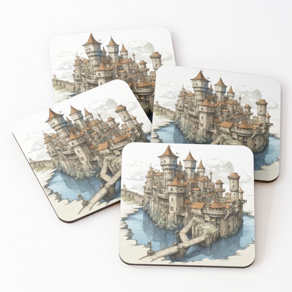 Item preview, A Sketch of a Medieval Castle designed and sold by Sketch-Shack.
