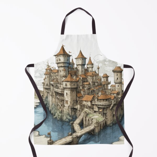 Item preview, A Sketch of a Medieval Castle designed and sold by Sketch-Shack.