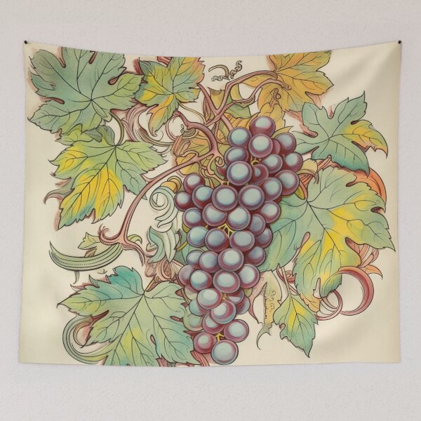 Item preview, Grape drawing designed and sold by ComicsFactory.