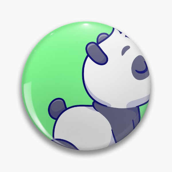 Item preview, Zen Panda: Cute Panda Stretching Yoga Cartoon designed and sold by hjian8219.