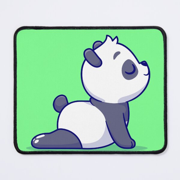 Item preview, Zen Panda: Cute Panda Stretching Yoga Cartoon designed and sold by hjian8219.