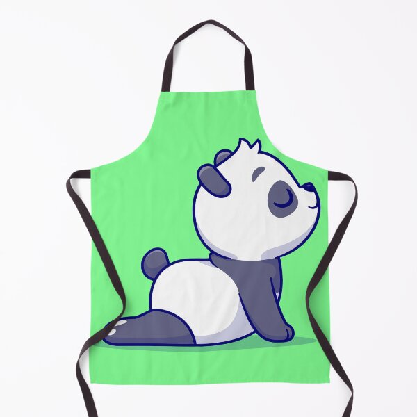 Item preview, Zen Panda: Cute Panda Stretching Yoga Cartoon designed and sold by hjian8219.