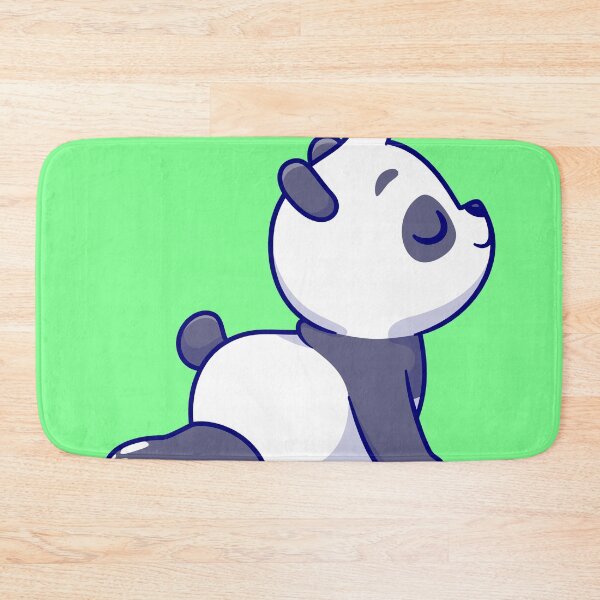 Item preview, Zen Panda: Cute Panda Stretching Yoga Cartoon designed and sold by hjian8219.