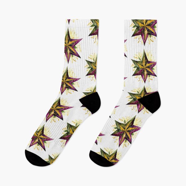 Item preview, Star Design Plum, olive green, beige, cream, gold 2 designed and sold by Highlandkings.