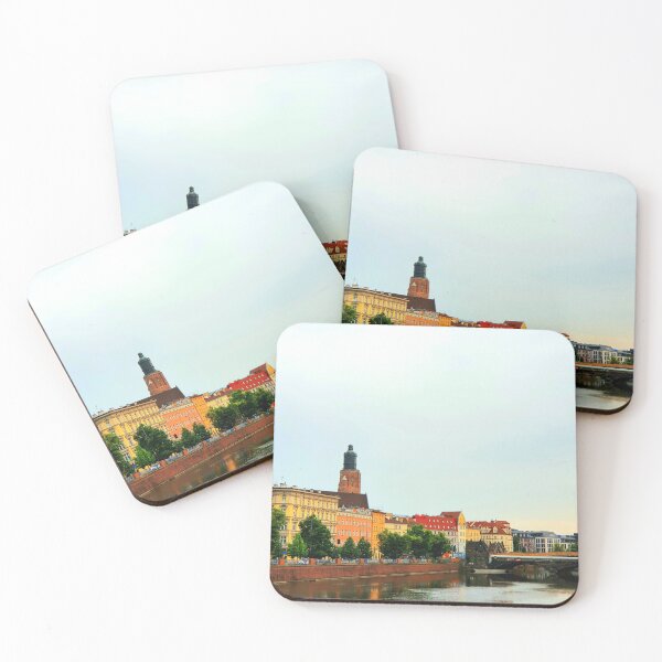 Item preview, Old town river view in Wroclaw, Poland designed and sold by TalBright.