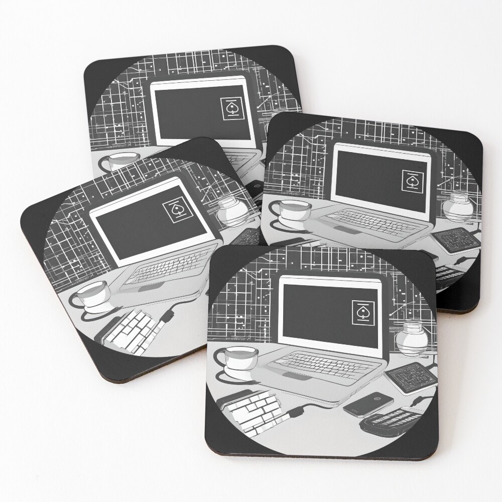 Item preview, Coasters (Set of 4) designed and sold by AbsoluteA.