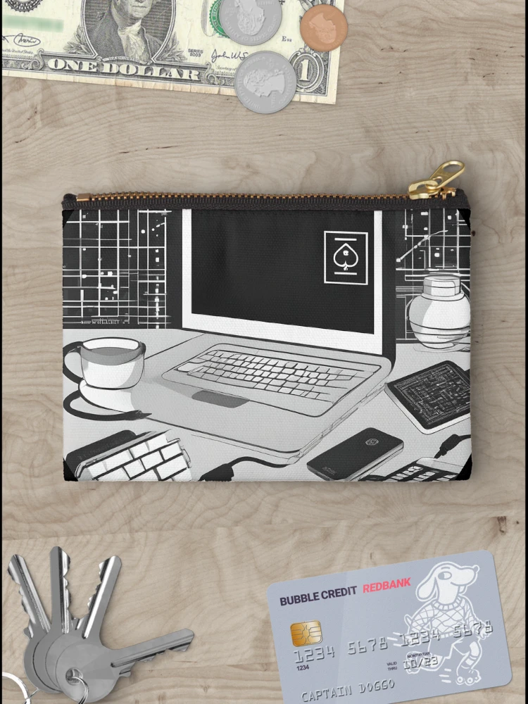 Thumbnail 3 of 4, Zipper Pouch, CodeMaster designed and sold by AbsoluteA.