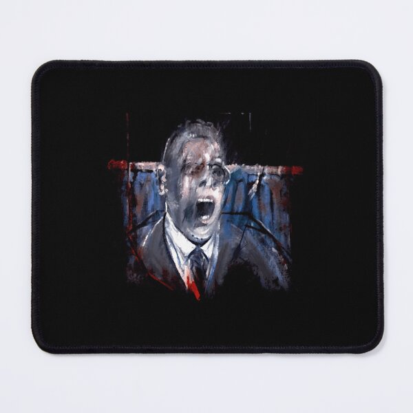Item preview, Francis Bacon Screaming Business man in suit office angst existential painting art lover 	 	 or mask  	 designed and sold by fztnwpxardf68.