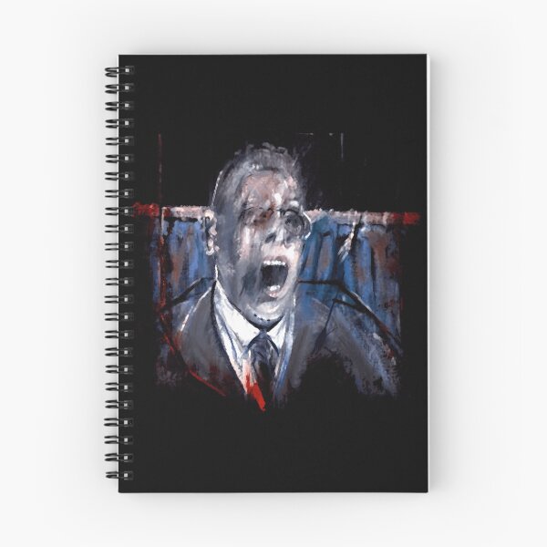 Item preview, Francis Bacon Screaming Business man in suit office angst existential painting art lover 	 	 or mask  	 designed and sold by fztnwpxardf68.