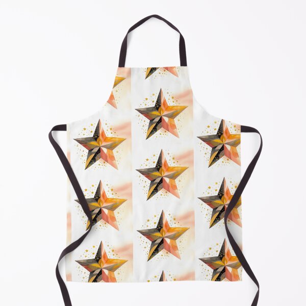 Item preview, Star Design Peach, pink, gray, ivory, gold designed and sold by Highlandkings.