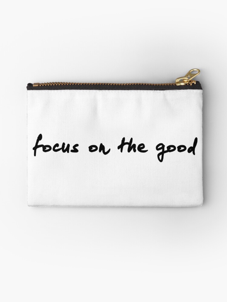 Off-White Block Pouch Quote Clutch Bag - Black