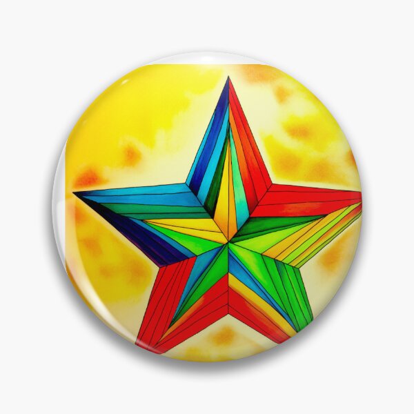 Item preview, Star Design Red, orange, yellow, green, blue 2 designed and sold by Highlandkings.