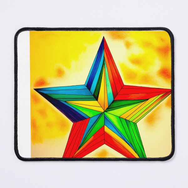 Item preview, Star Design Red, orange, yellow, green, blue 2 designed and sold by Highlandkings.