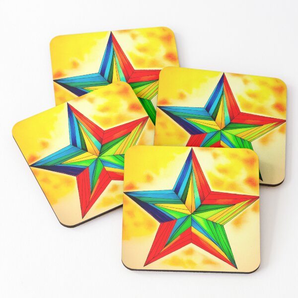 Item preview, Star Design Red, orange, yellow, green, blue 2 designed and sold by Highlandkings.
