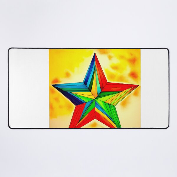 Item preview, Star Design Red, orange, yellow, green, blue 2 designed and sold by Highlandkings.