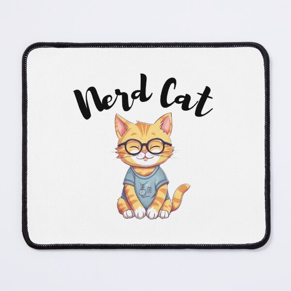 Item preview, Nerd Cat - Celebrate International Cat Day designed and sold by T1337.