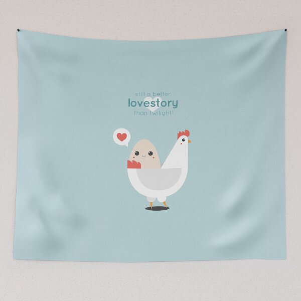 Item preview, Egg& Chicken lovestory designed and sold by harugraphic.