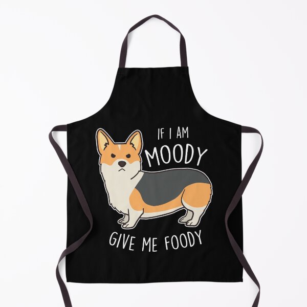 Artikelvorschau, Rothaariger dreifarbiger Corgi Moody Foody entworfen und verkauft von Clara Hollins.