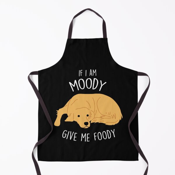 Item preview, Golden Retriever Dog Moody Foody designed and sold by Clara Hollins.