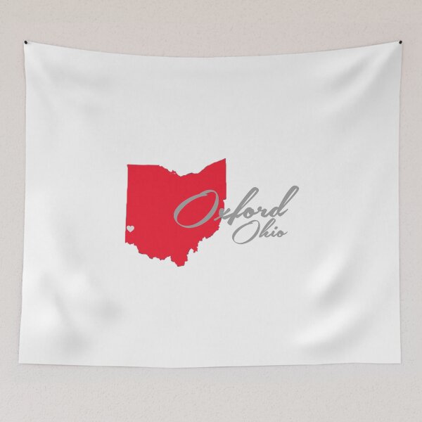 Item preview, Oxford Ohio College Town Design (Miami) designed and sold by helloiamskye.