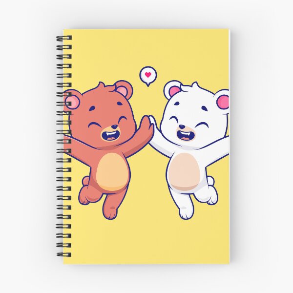 Item preview, Polar Paws: Cute Polar Bear High-Five Cartoon designed and sold by hjian8219.