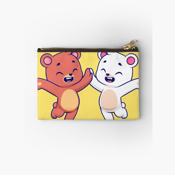 Item preview, Polar Paws: Cute Polar Bear High-Five Cartoon designed and sold by hjian8219.