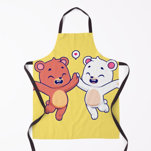 Item preview, Polar Paws: Cute Polar Bear High-Five Cartoon designed and sold by hjian8219.