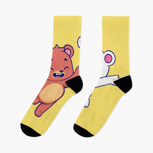 Item preview, Polar Paws: Cute Polar Bear High-Five Cartoon designed and sold by hjian8219.