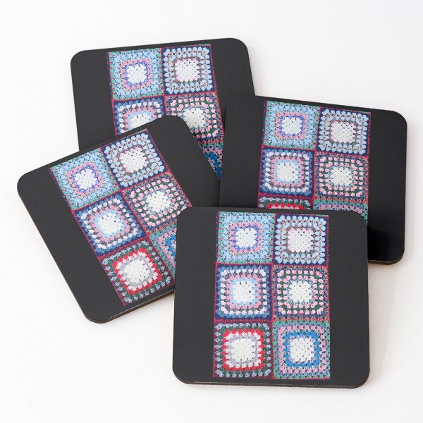 Item preview, knitted background granny square  	 designed and sold by zfrttnrsyvw3.