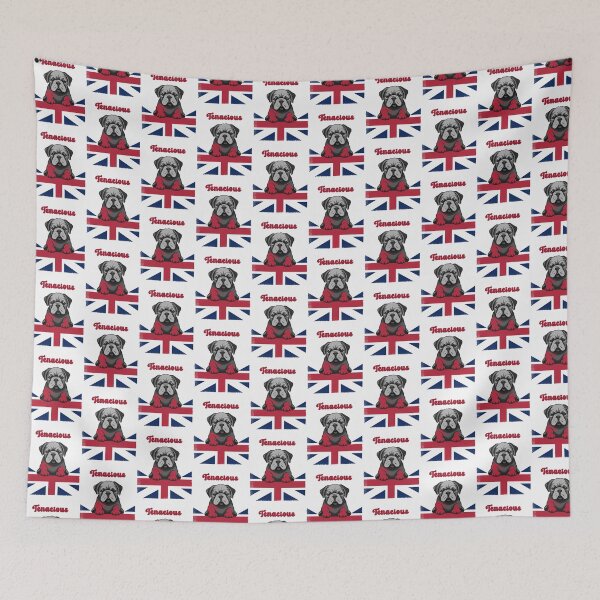 Item preview, Bulldog Inglés Tenacious art Nº 8D Grunge designed and sold by Bauani.