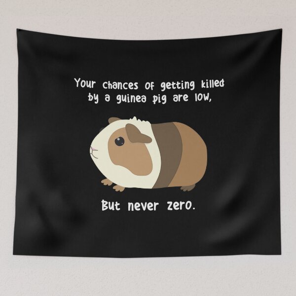 Item preview, Guinea Pig Never Zero designed and sold by Clara Hollins.