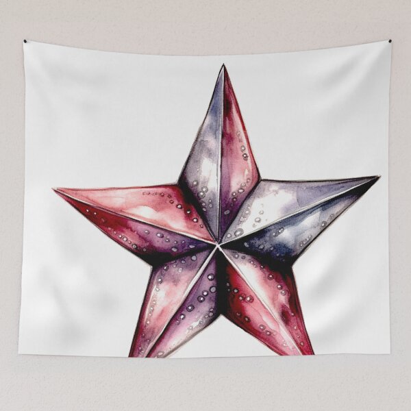 Item preview, Star Design Rose, pink, mauve, gray, silver 3 designed and sold by Highlandkings.
