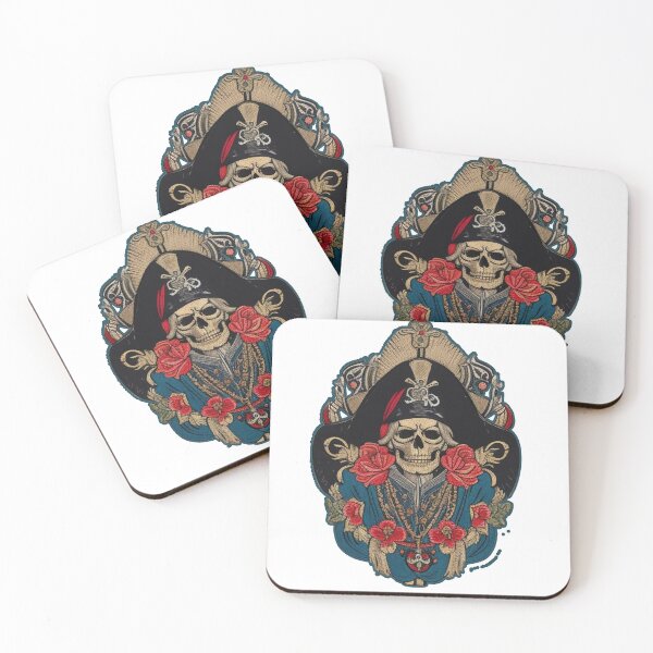 Item preview, Embroidered Pirate Skull designed and sold by Kai Multiverse.